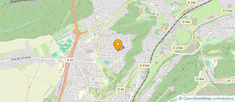 localisation de l'entreprise DVCB  LONGWY