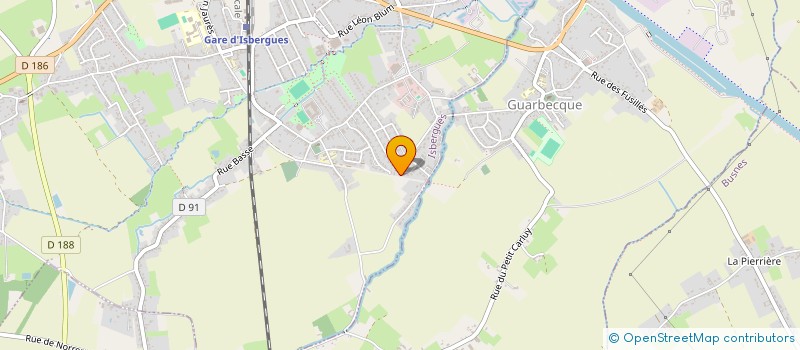 localisation de l'entreprise DVCGI  ISBERGUES