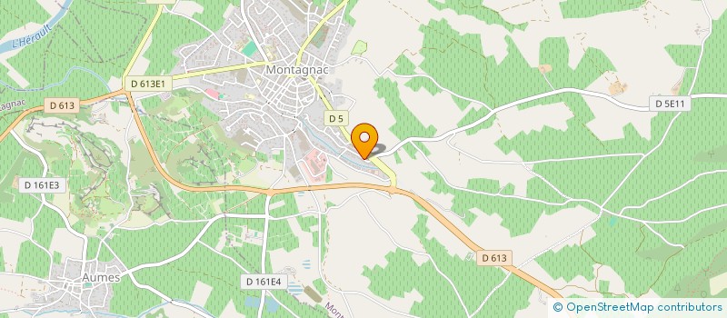 localisation de l'entreprise DVCL  MONTAGNAC