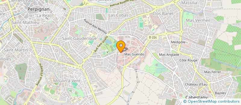 localisation de l'entreprise DVD 66  CABESTANY