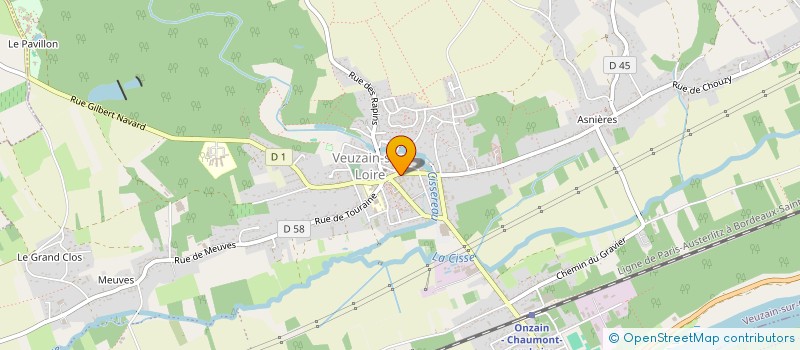 localisation de l'entreprise DVD  VALLOIRE-SUR-CISSE