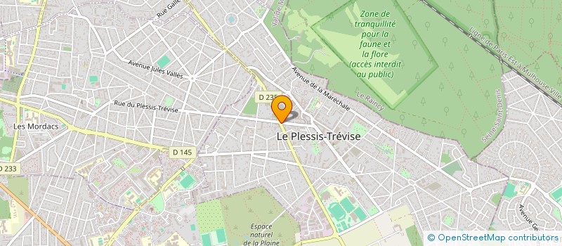 localisation de l'entreprise DVD BATIMENT à LE PLESSIS-TREVISE