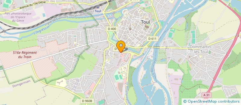 localisation de l'entreprise DVD TRANSACTIONS  TOUL