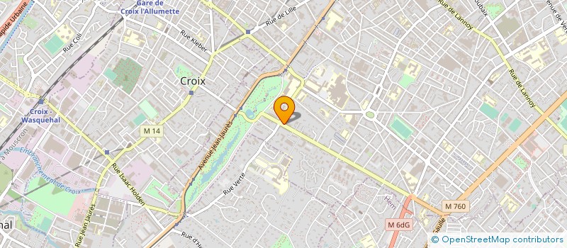 localisation de l'entreprise DVDA DISTRIBUTION à ROUBAIX
