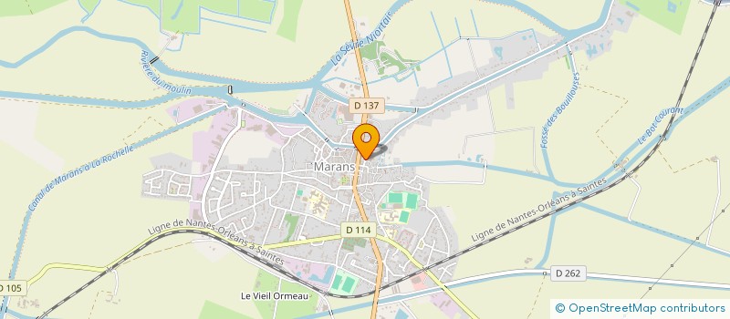 localisation de l'entreprise DVDE BOX à MARANS