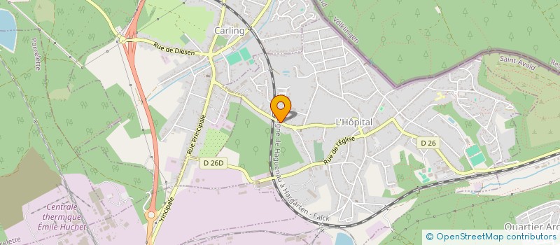 localisation de l'entreprise DVDG  L'HOPITAL