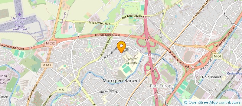 localisation de l'entreprise DVE CONCEPT à MARCQ-EN-BARŒUL
