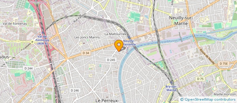 localisation de l'entreprise DVE EXPERTISE ET CONSEILS  LE PERREUX-SUR-MARNE