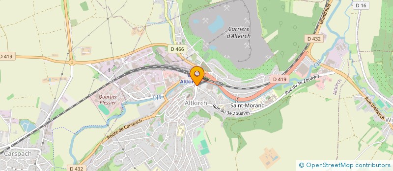 localisation de l'entreprise DVE IMMOBILIER  ALTKIRCH