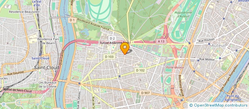 localisation de l'entreprise DVE RUKI à BOULOGNE-BILLANCOURT