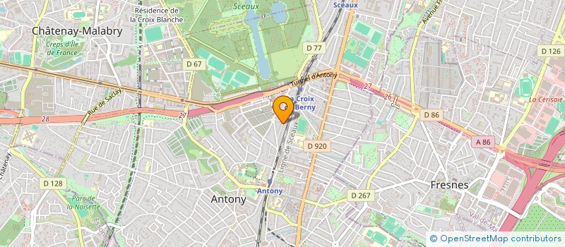 localisation de l'entreprise DVEJ à ANTONY