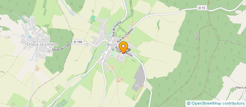 localisation de l'entreprise DVF 70  VORAY SUR L'OGNON