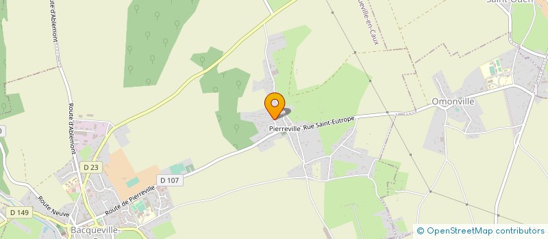 localisation de l'entreprise DVF DISTRIB  BACQUEVILLE-EN-CAUX