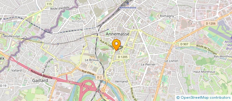 localisation de l'entreprise DVF DISTRIBUTION VORTECH FRANCE à ANNEMASSE