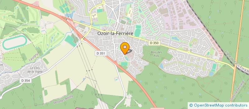 localisation de l'entreprise DVF IMMO  OZOIR-LA-FERRIERE