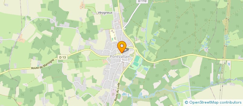 localisation de l'entreprise DVFC  PONTVALLAIN