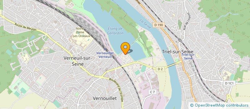localisation de l'entreprise DVG CONSULTANT à VERNOUILLET