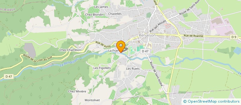 localisation de l'entreprise DVGLR  RENAISON