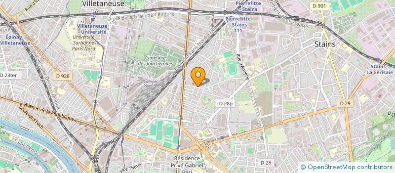 localisation de l'entreprise DVI BAT à PIERREFITTE-SUR-SEINE