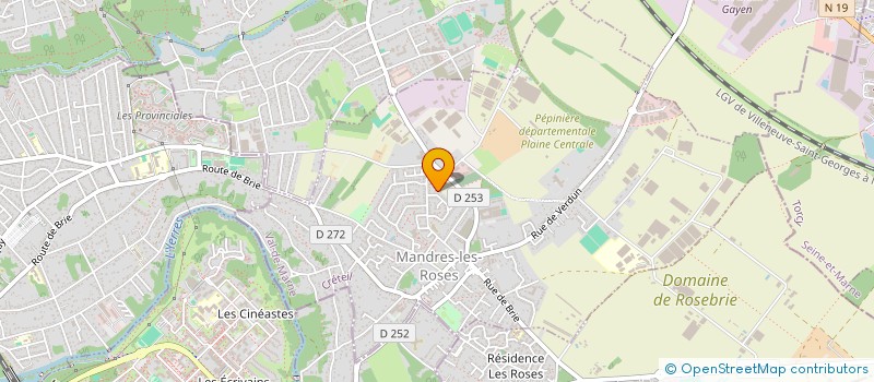 localisation de l'entreprise DVI-DB  MANDRES-LES-ROSES