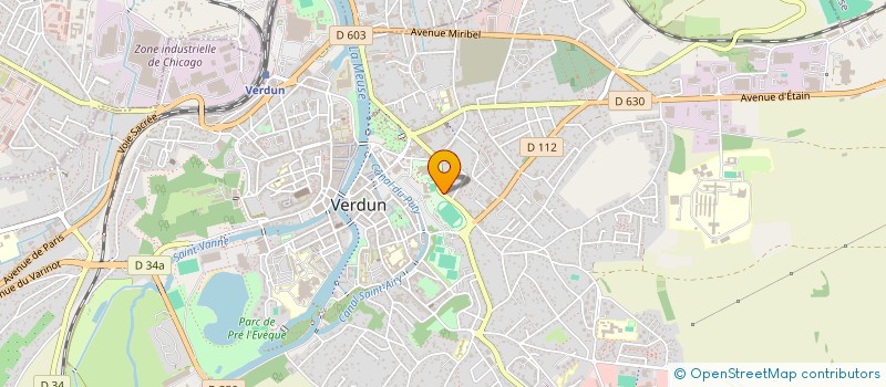 localisation de l'entreprise DVI DEPANNAGE à VERDUN