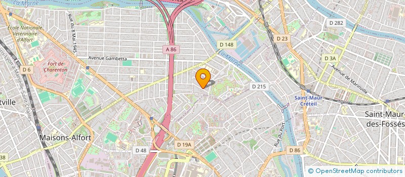 localisation de l'entreprise DVJF à MAISONS-ALFORT