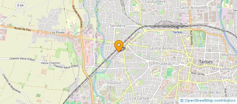 localisation de l'entreprise DVJM BLANCO  TARBES