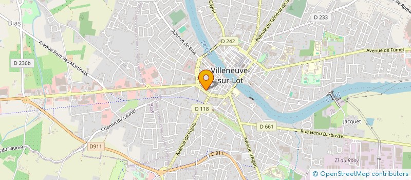 localisation de l'entreprise DVK INVEST  VILLENEUVE-SUR-LOT