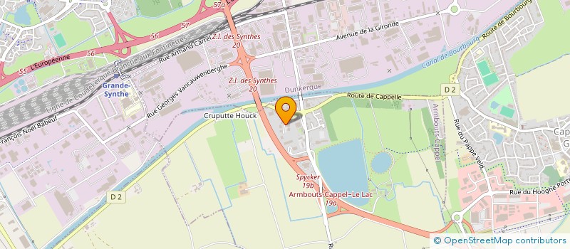 localisation de l'entreprise DVL  ARMBOUTS-CAPPEL