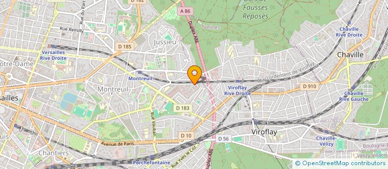 localisation de l'entreprise DVL CONSEIL à VERSAILLES