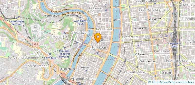 localisation de l'entreprise DVL LAB  LYON