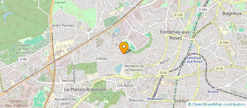 localisation de l'entreprise DVLAC97 à LE PLESSIS-ROBINSON