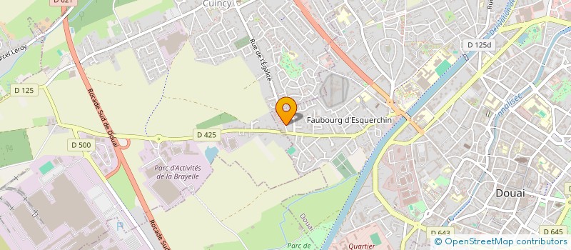 localisation de l'entreprise DVLD  DOUAI