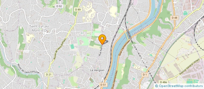 localisation de l'entreprise DVLP  SAINT-CYR-AU-MONT-D'OR