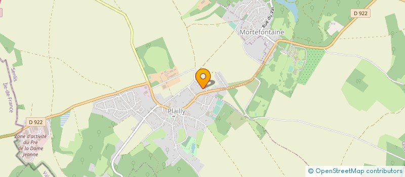 localisation de l'entreprise DVM  PLAILLY