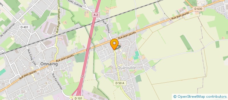 localisation de l'entreprise DVM  QUAROUBLE