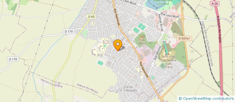 localisation de l'entreprise DVM  NUX-LES-MINES