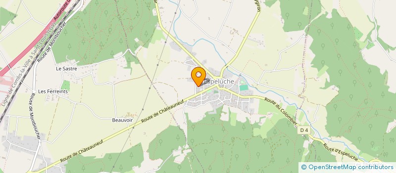 localisation de l'entreprise DVM  CHATEAUNEUF-DU-RHONE