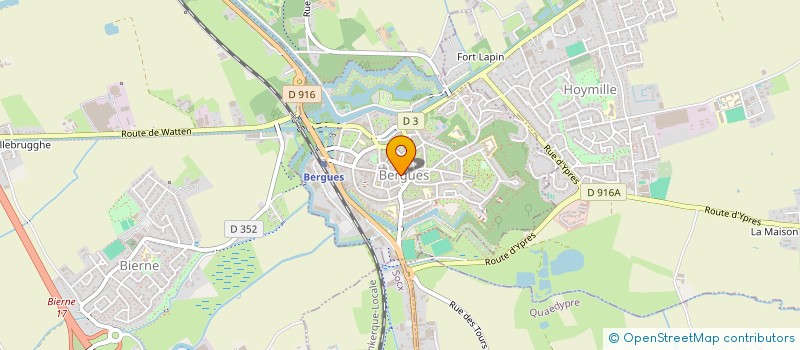 localisation de l'entreprise DVM  BERGUES