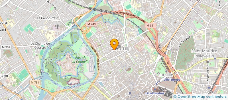 localisation de l'entreprise DVM INVEST  LILLE