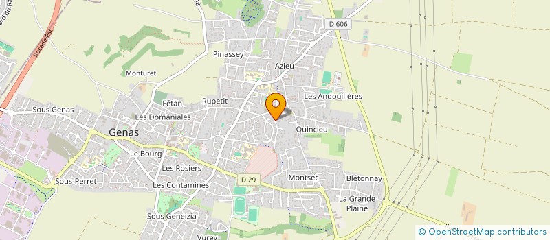 localisation de l'entreprise DVM STUDIO à GENAS