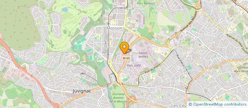 localisation de l'entreprise DVM TOURISME à MONTPELLIER