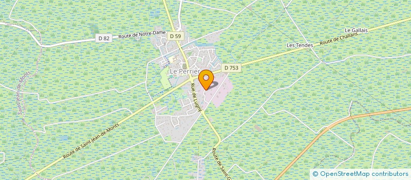 localisation de l'entreprise DVMA  LE PERRIER