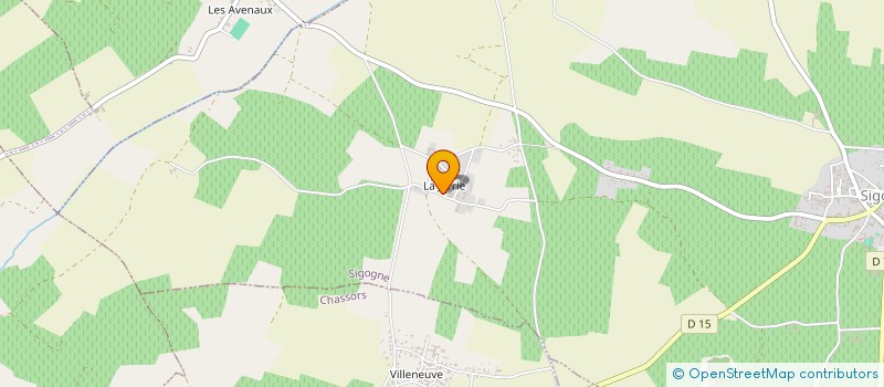 localisation de l'entreprise DVN à SIGOGNE