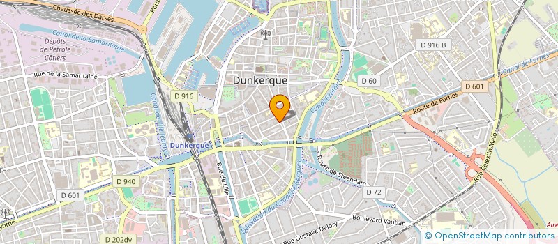 localisation de l'entreprise DVN ASSOCIES à DUNKERQUE