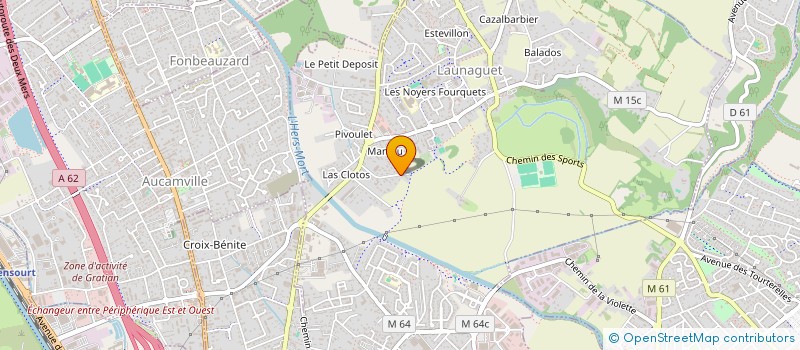 localisation de l'entreprise DVN CONSEIL à LAUNAGUET