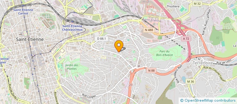 localisation de l'entreprise DVNT  SAINT-ETIENNE