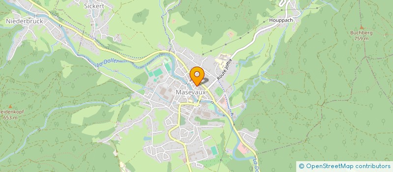 localisation de l'entreprise DVO IMMO  MASEVAUX-NIEDERBRUCK