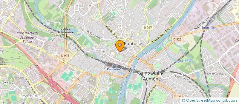 localisation de l'entreprise DVP  PONTOISE