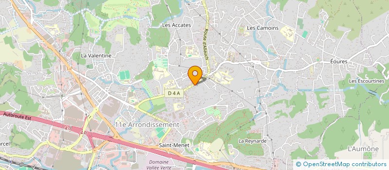 localisation de l'entreprise DVP à MARSEILLE